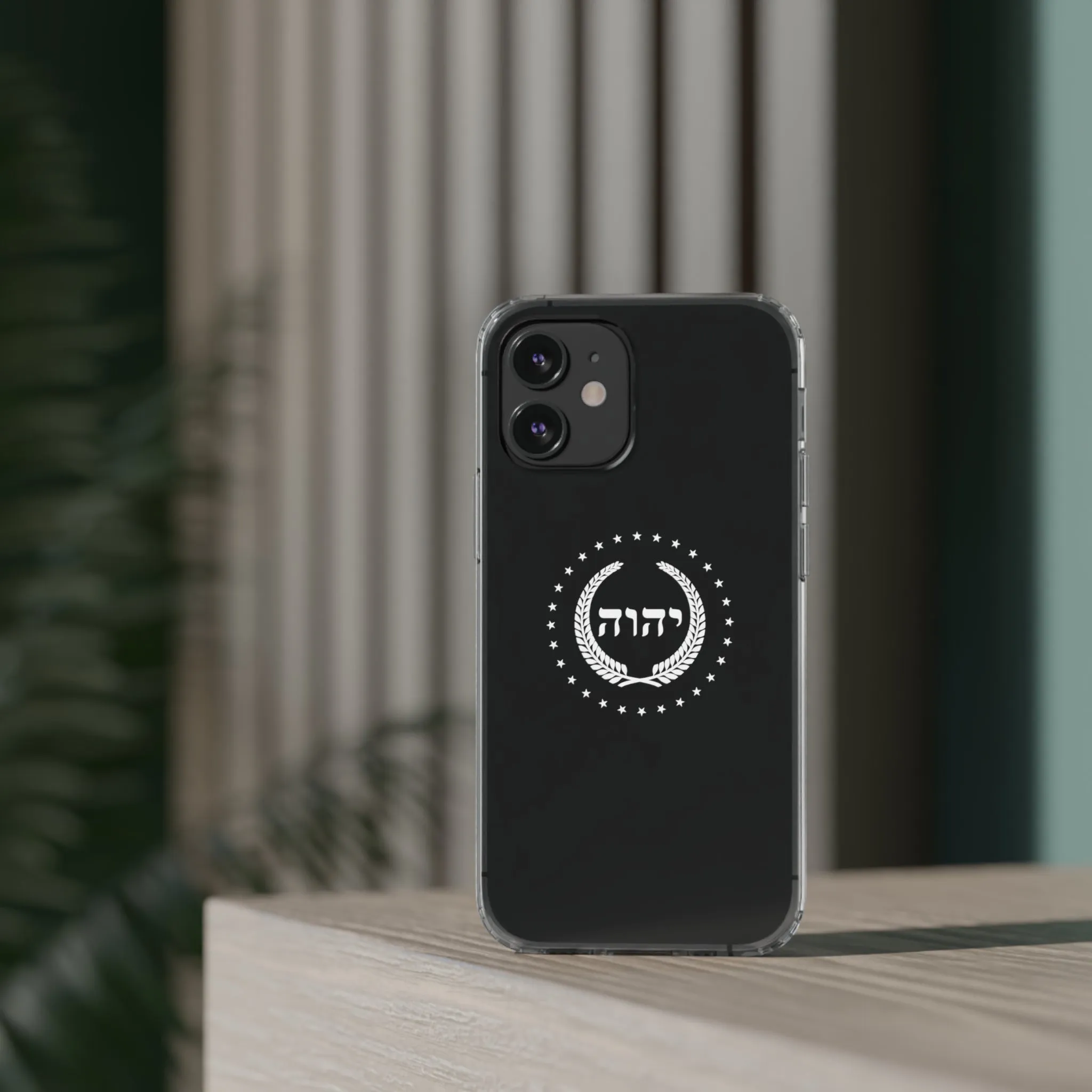 King YAHWEH Crest Clear Case