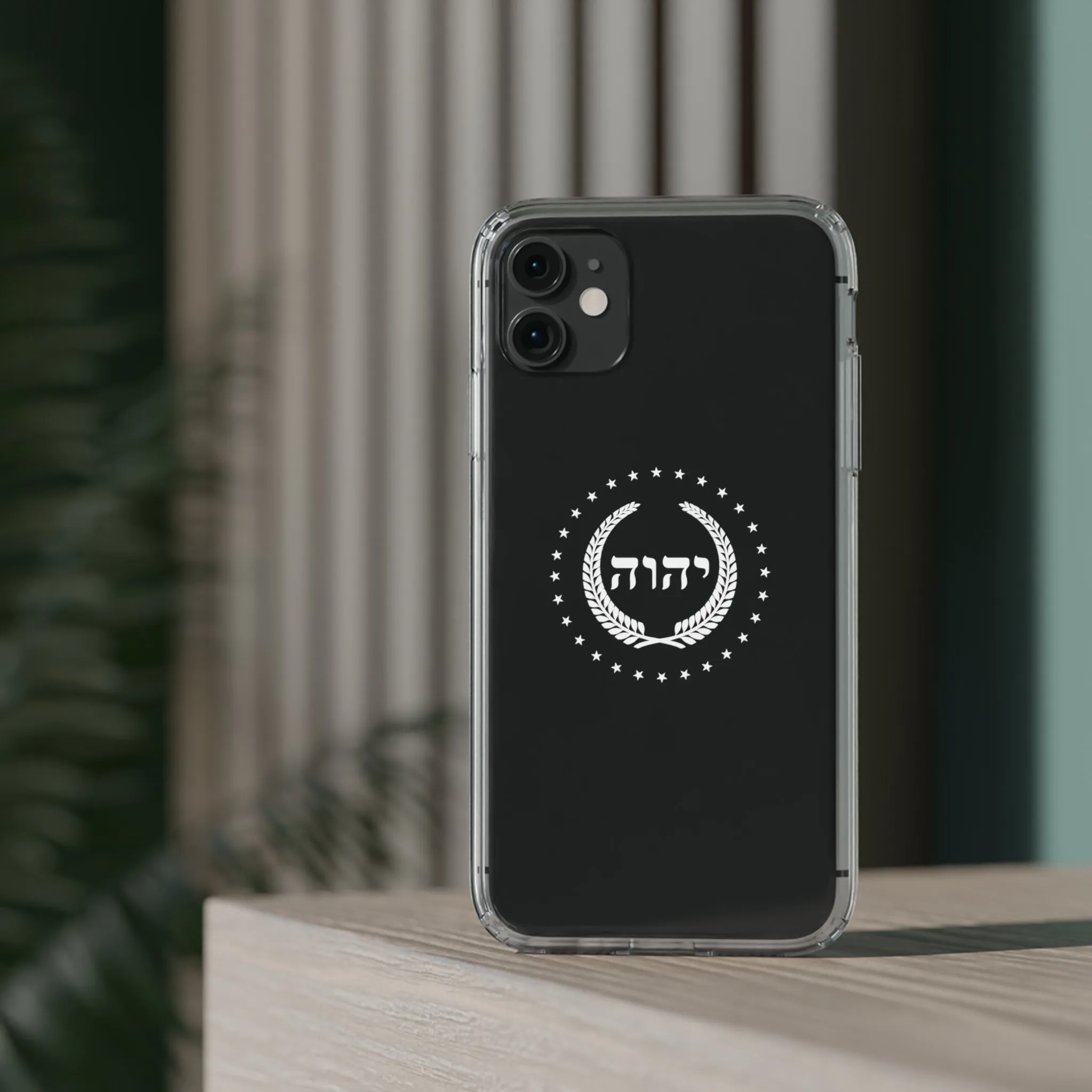 King YAHWEH Crest Clear Case