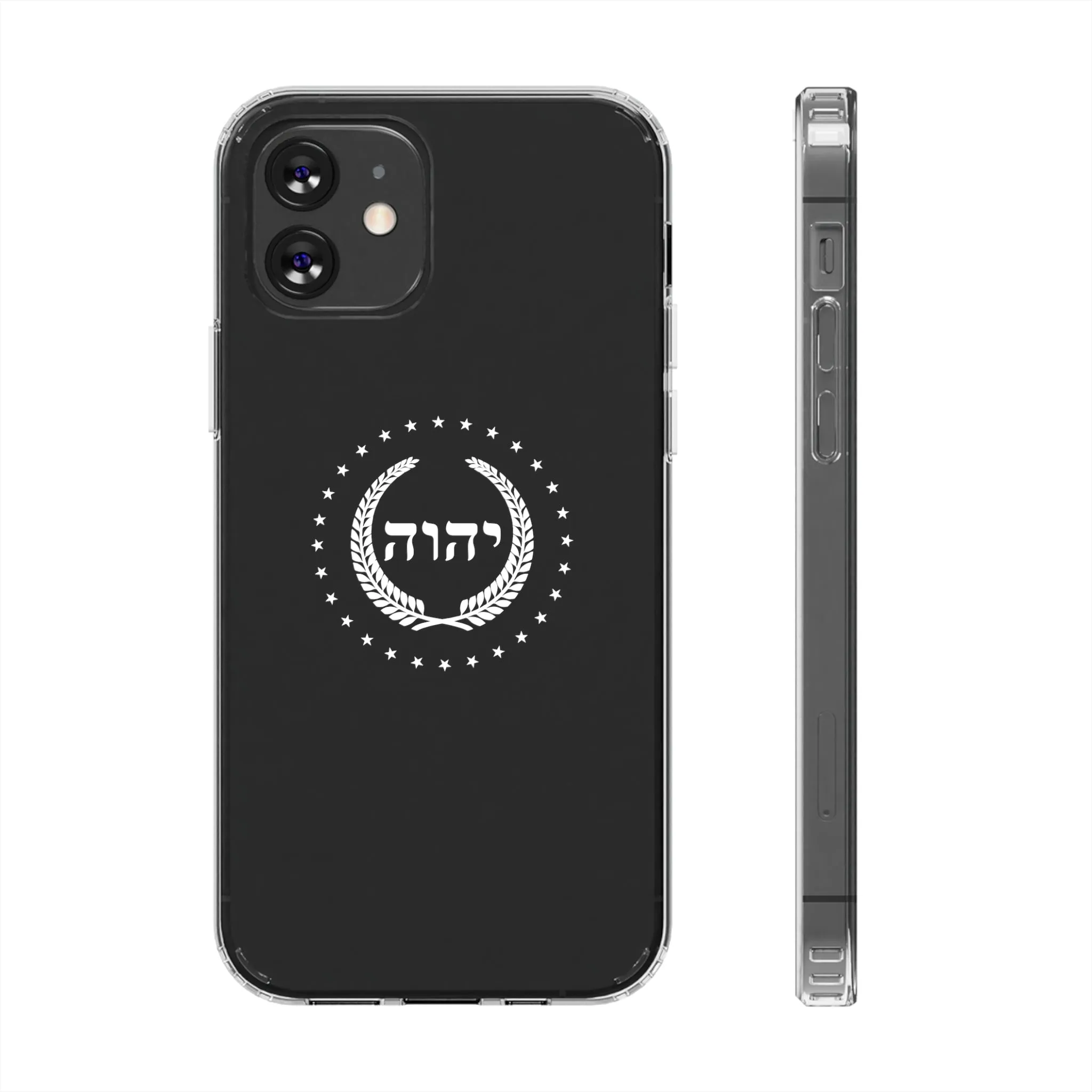 King YAHWEH Crest Clear Case