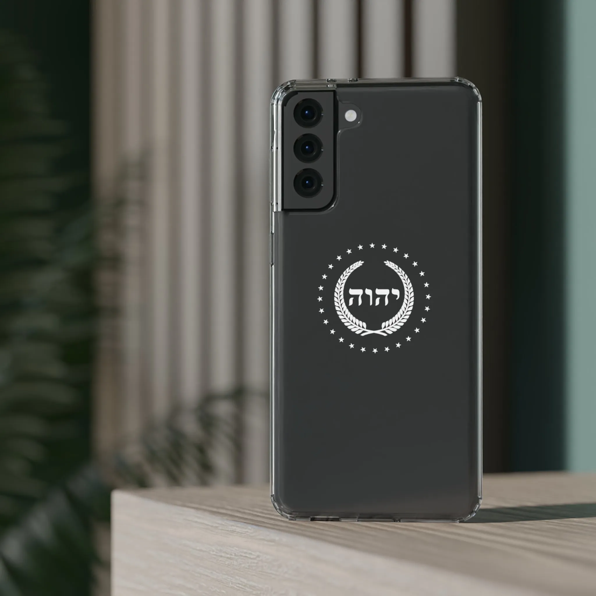 King YAHWEH Crest Clear Case
