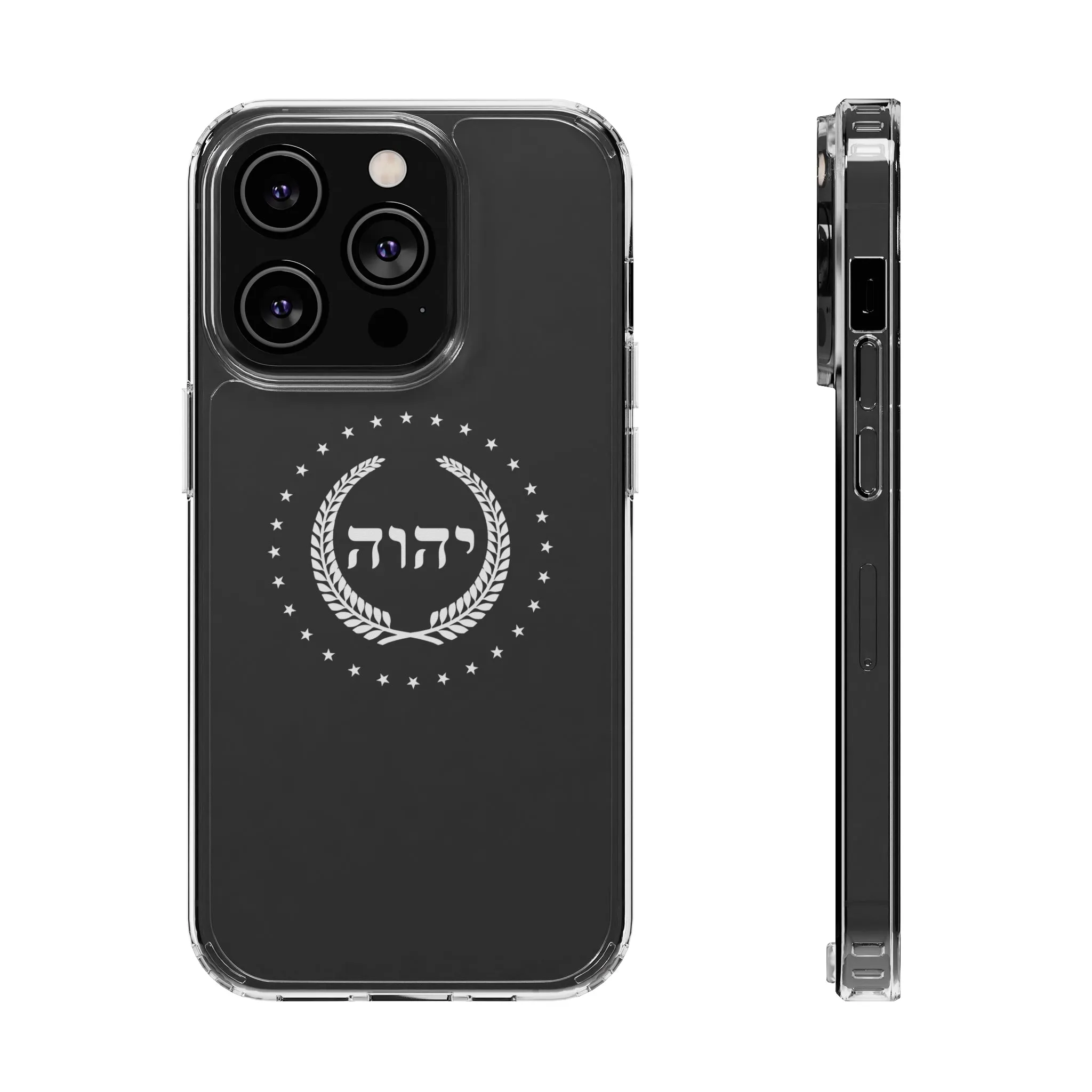 King YAHWEH Crest Clear Case