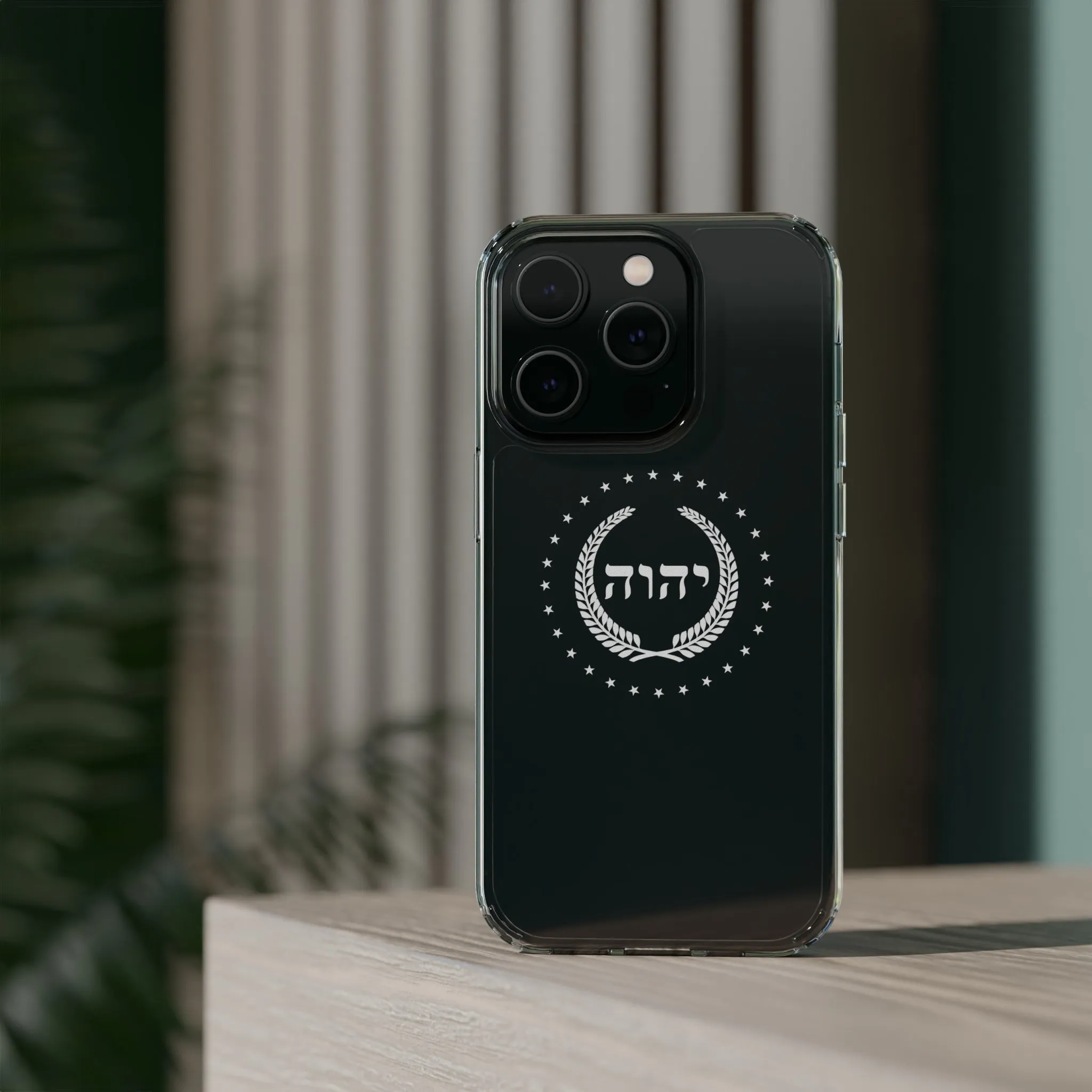 King YAHWEH Crest Clear Case