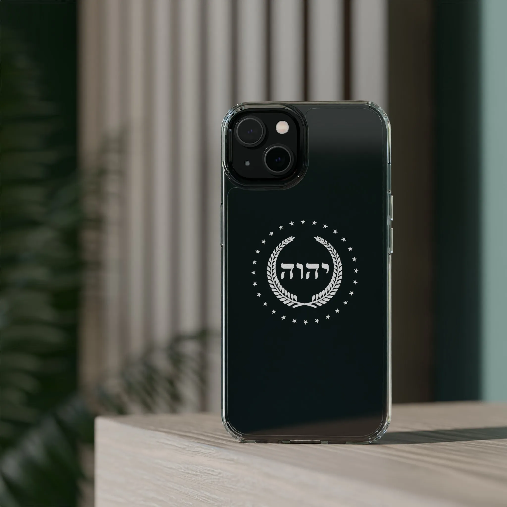 King YAHWEH Crest Clear Case