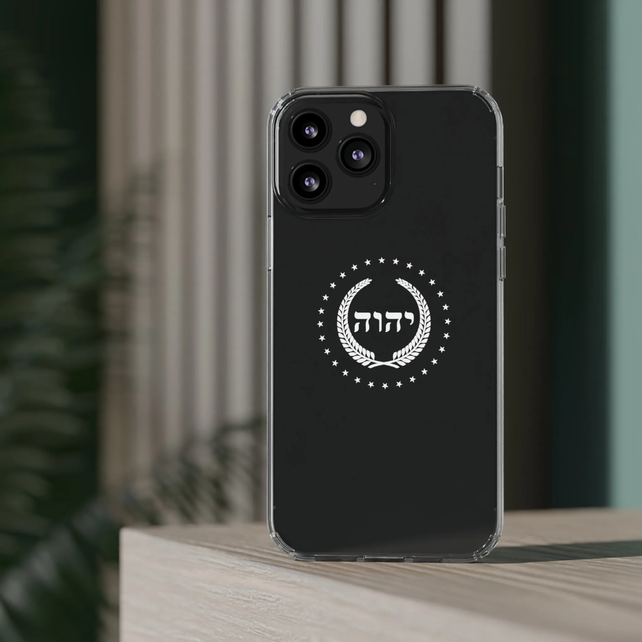 King YAHWEH Crest Clear Case