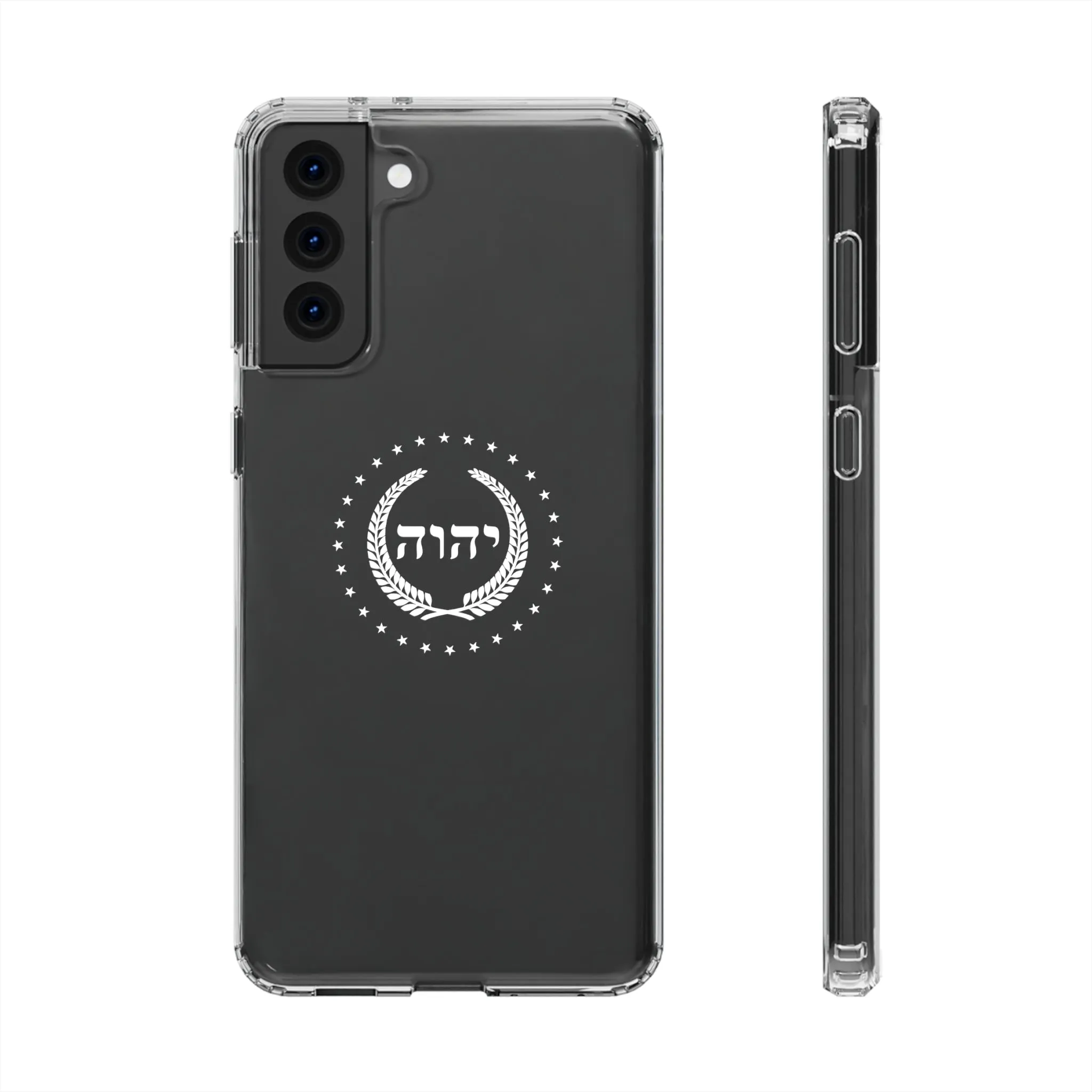 King YAHWEH Crest Clear Case
