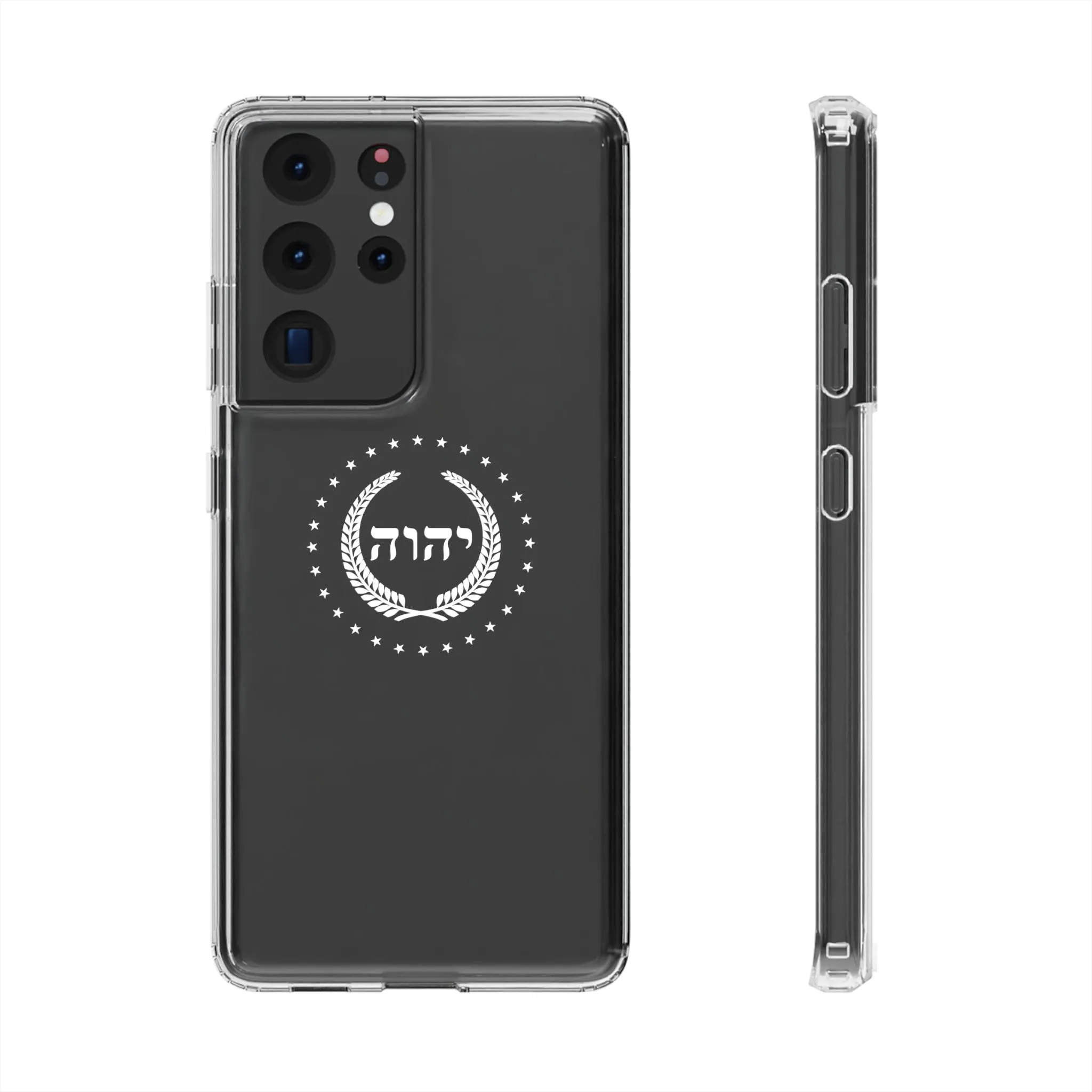 King YAHWEH Crest Clear Case