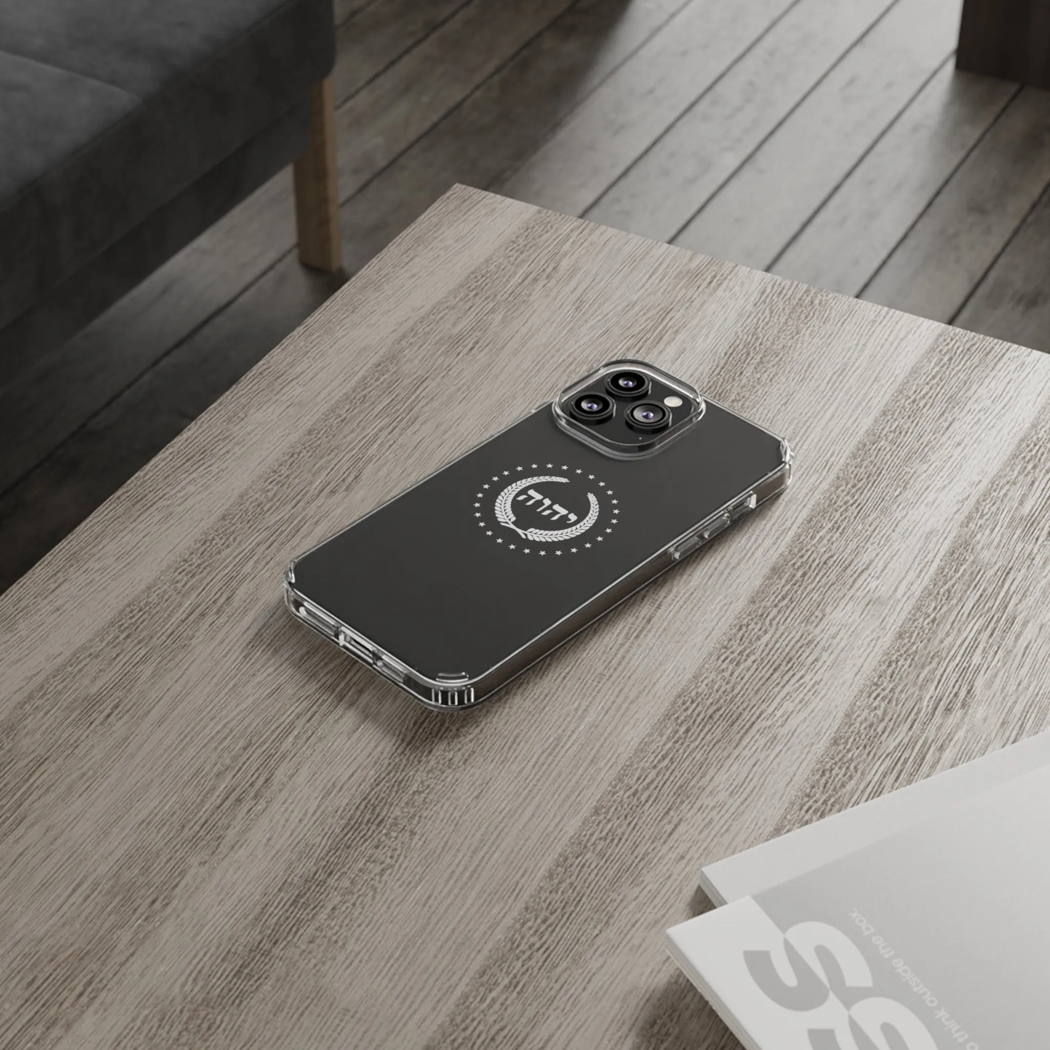 King YAHWEH Crest Clear Case