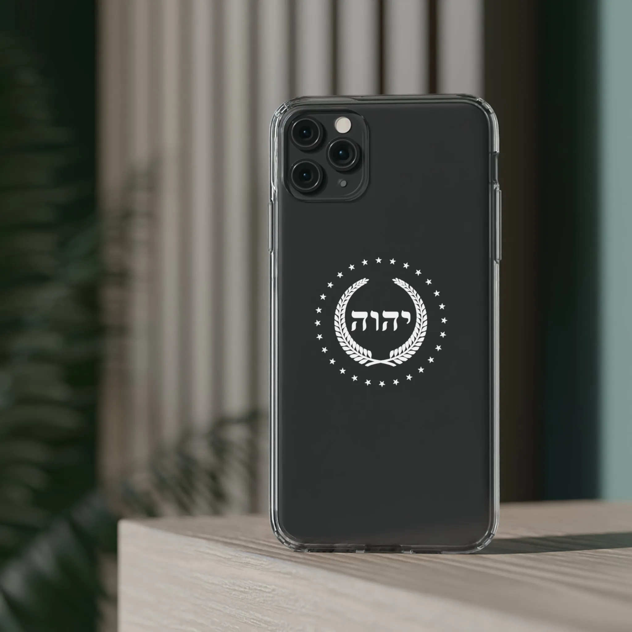 King YAHWEH Crest Clear Case
