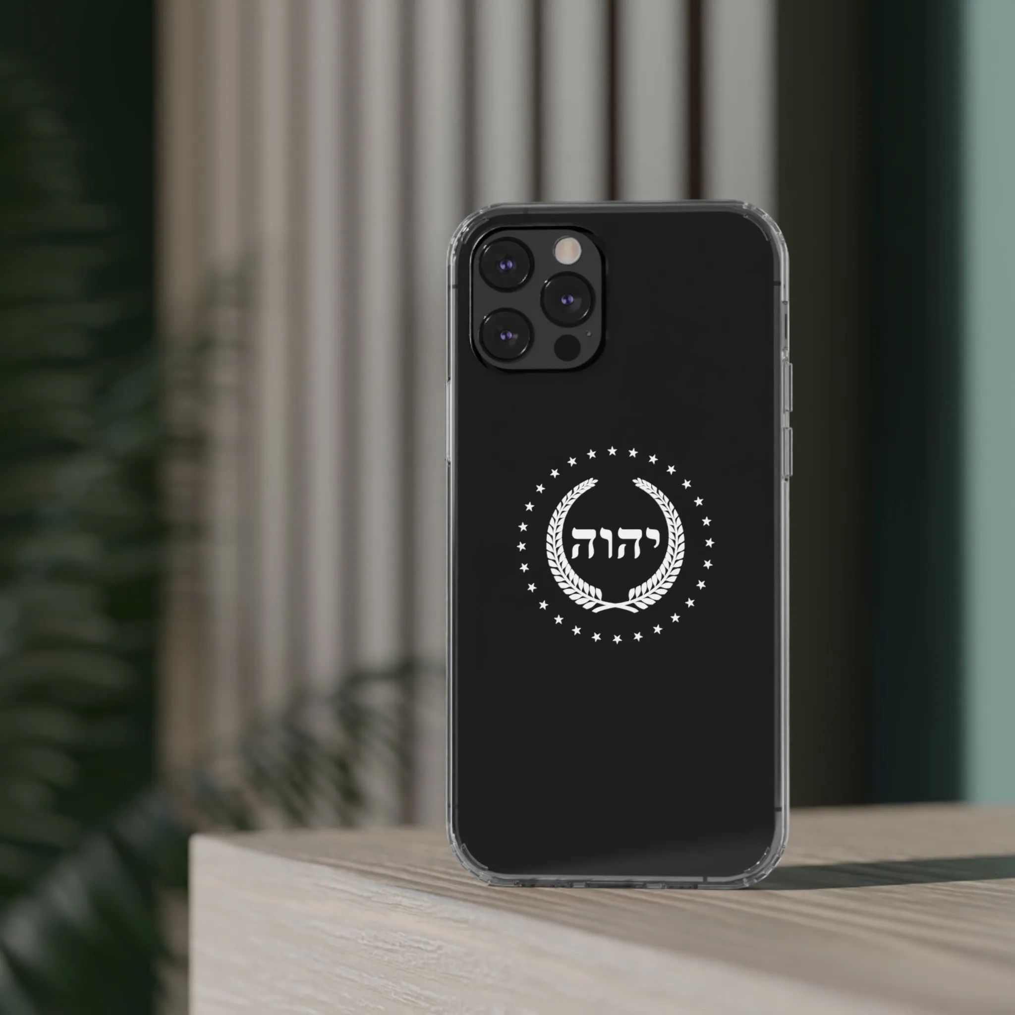 King YAHWEH Crest Clear Case