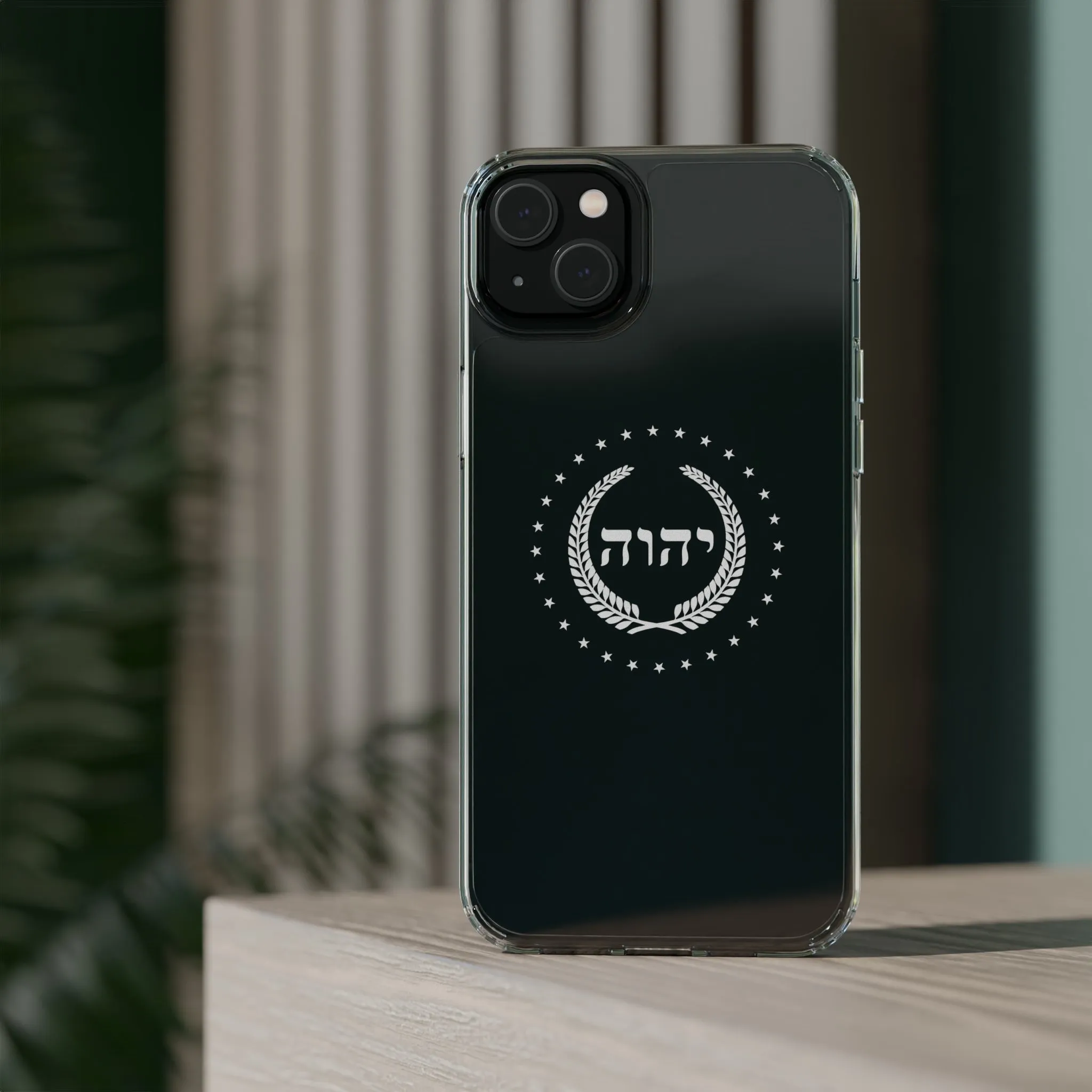 King YAHWEH Crest Clear Case