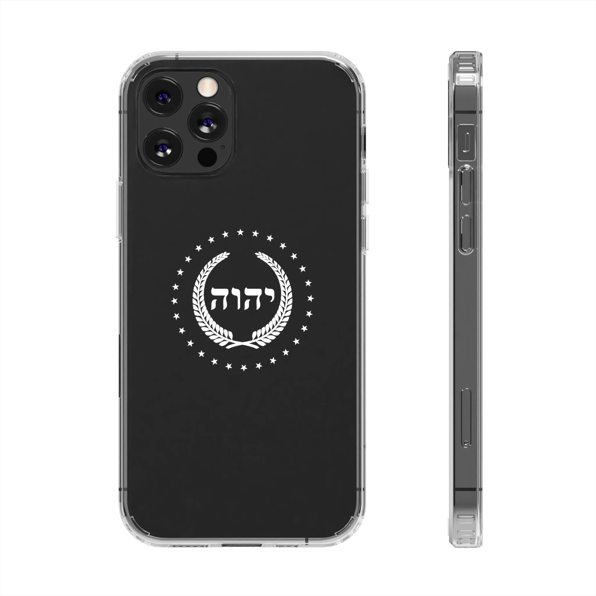 King YAHWEH Crest Clear Case