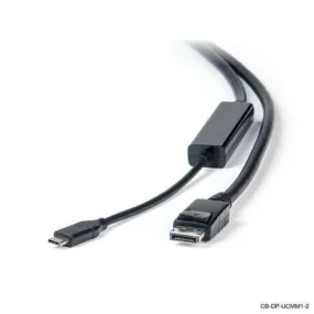 Laser 2m USB-C to Display Port Cable 4K Support - Male to Male