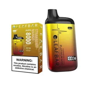 Leafbar Platinum 8000 - Strawberry Mango
