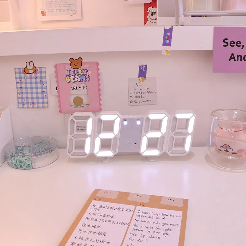 LED Numeric Digital Wall Clock