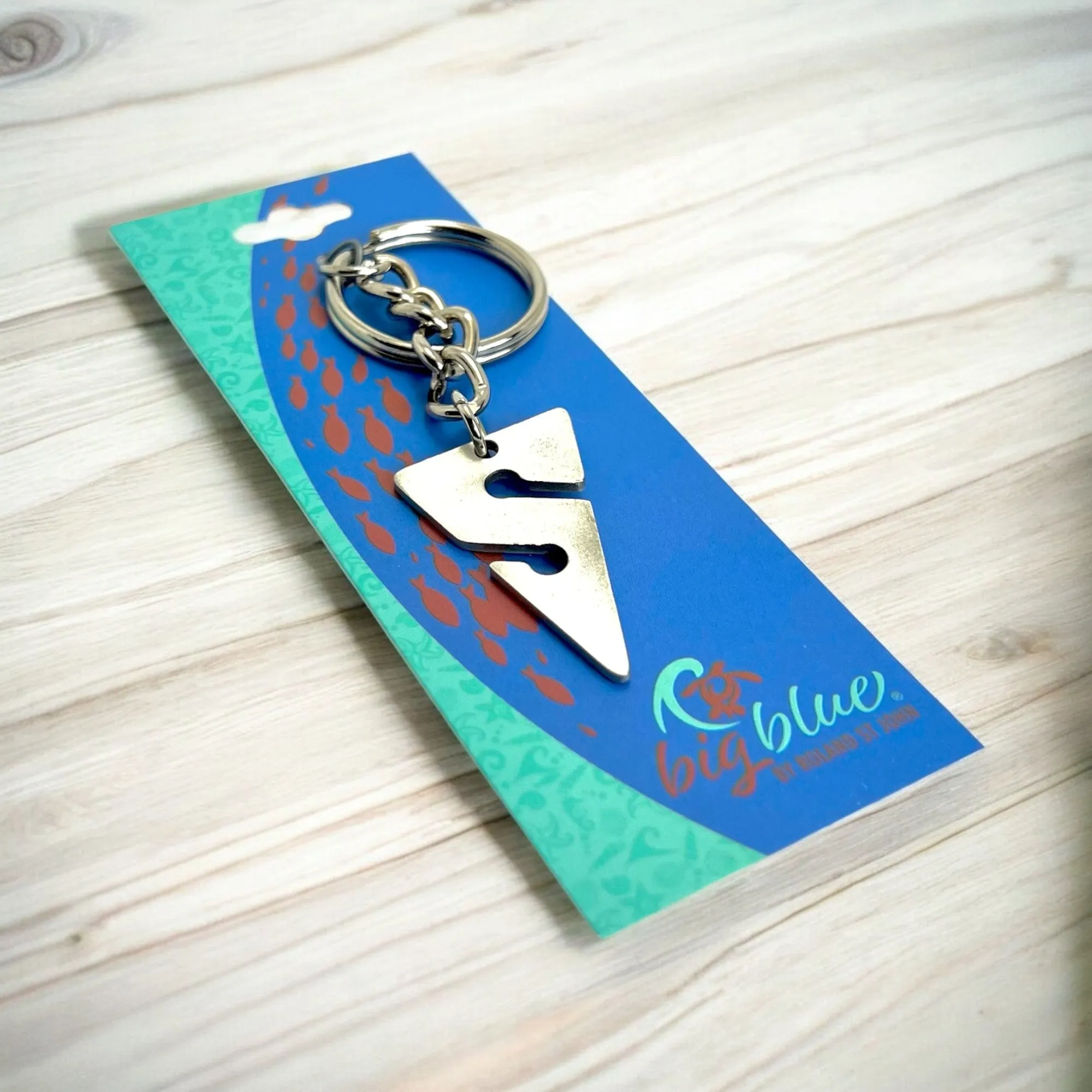 Line Arrow Keychain for Women and Men- Cave Diver Gifts for Women and Men, Line Arrow Pewter Key Chain, Gifts for Cave Divers