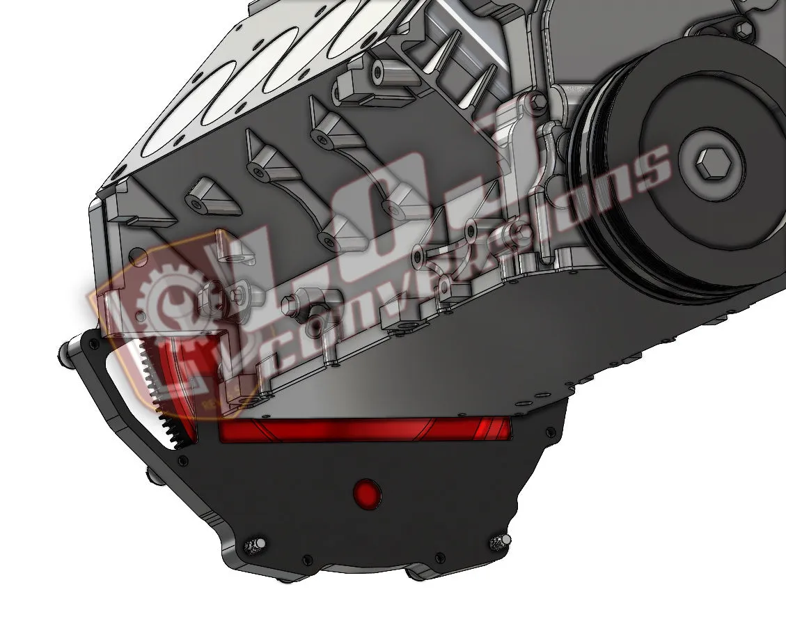 LS / LT to Ram 8HP / ZF8 Transmission Adapter Package