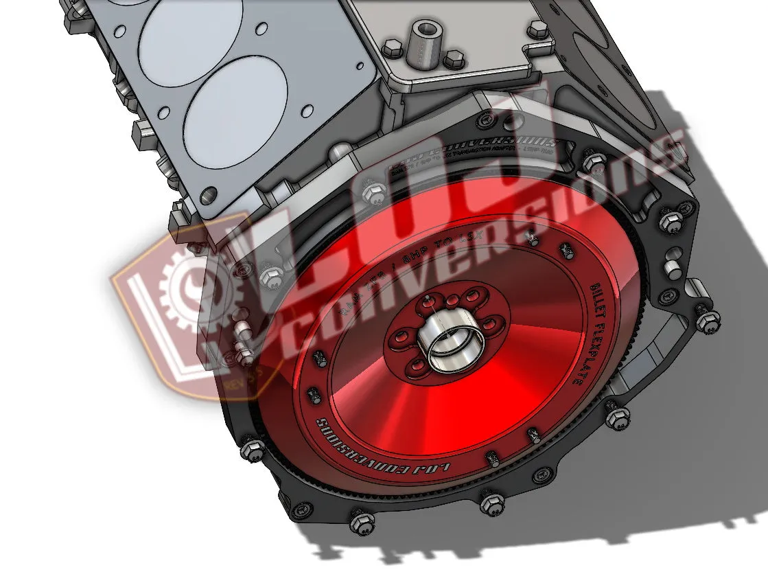 LS / LT to Ram 8HP / ZF8 Transmission Adapter Package