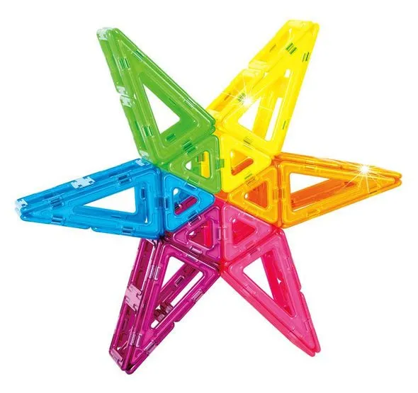 MAGFORMERS Neon 60 Piece Set