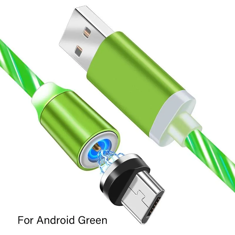 Magnetic Streamer LED Glow Lighting USB 8 Pin Fast Charger