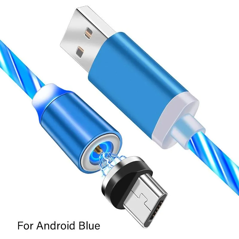 Magnetic Streamer LED Glow Lighting USB 8 Pin Fast Charger