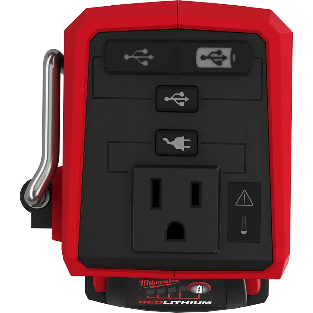 Milwaukee 2846-21HO M18 TOP-OFF 175W Power Supply & M18 Redlithium High Output XC6.0 Battery Pack