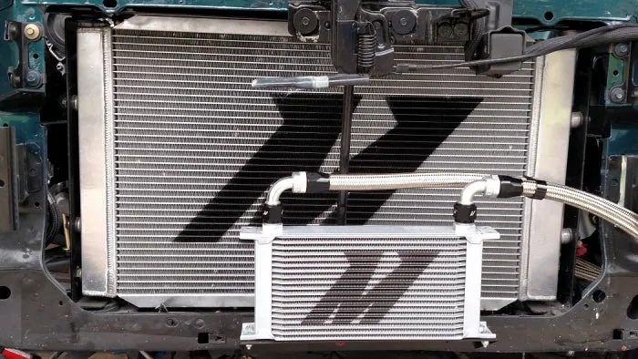Mishimoto Universal 10 Row Oil Cooler Kit Silver - MMOC-U