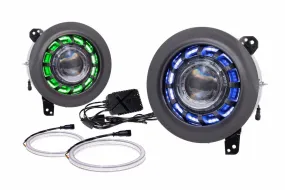 Morimoto Super7 RGBW Halo System:  Jeep JL / JT