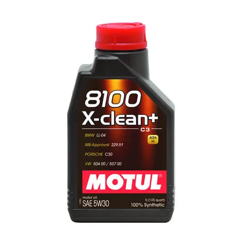 Motul 5W30 8100 X-clean  Synthetic Oil (1 Liter)