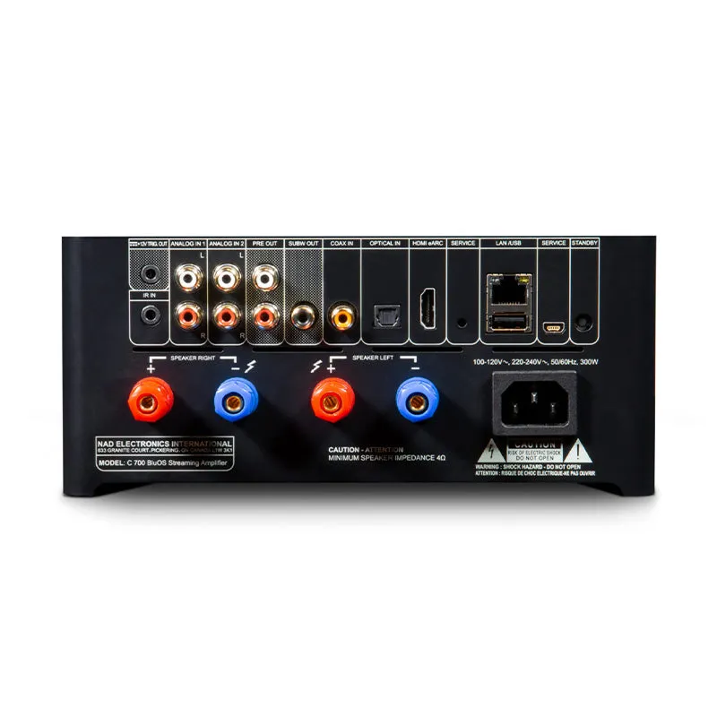 NAD C700 - BluOS Streaming Amplifier (Each)
