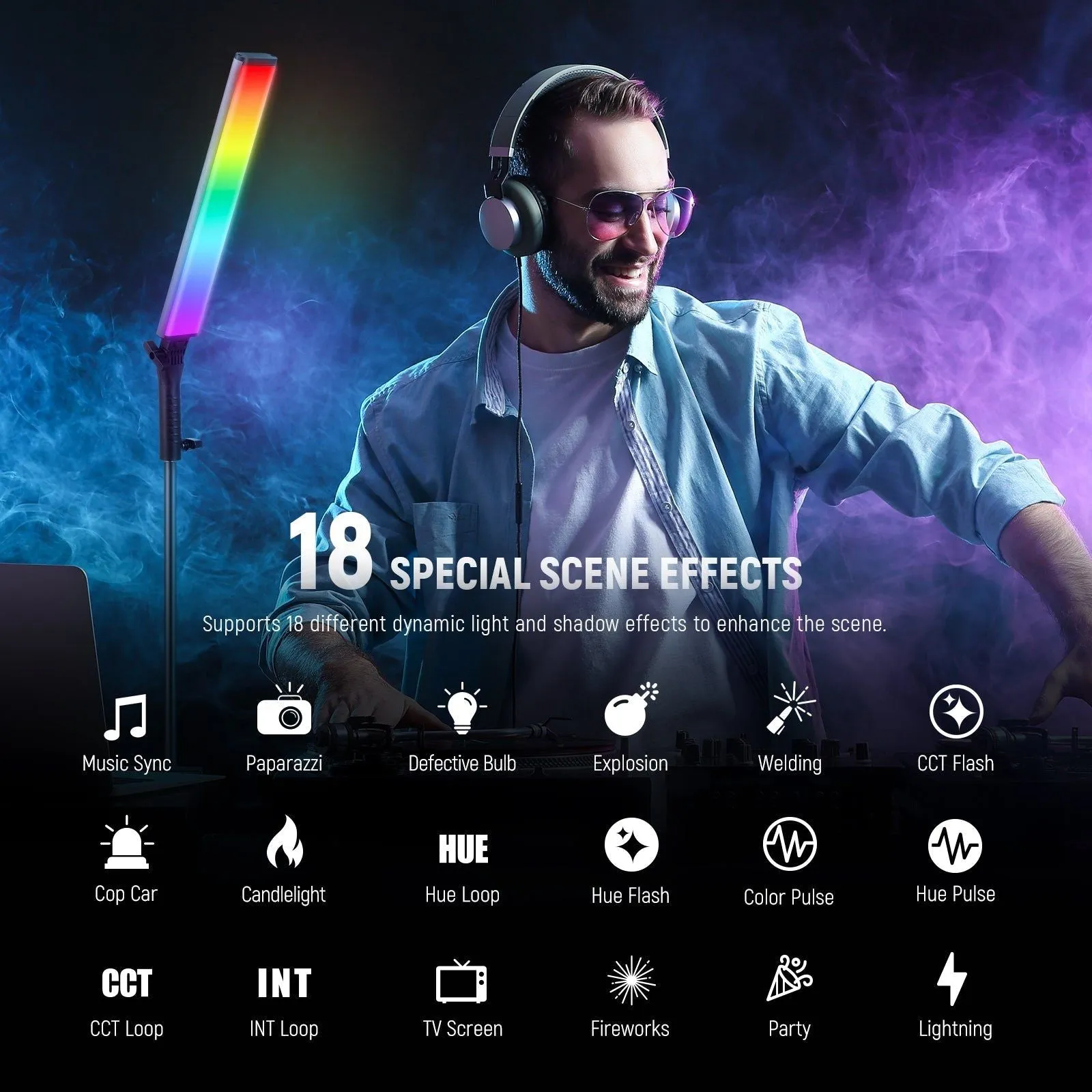 Neewer BH30S RGB LED Tube Light