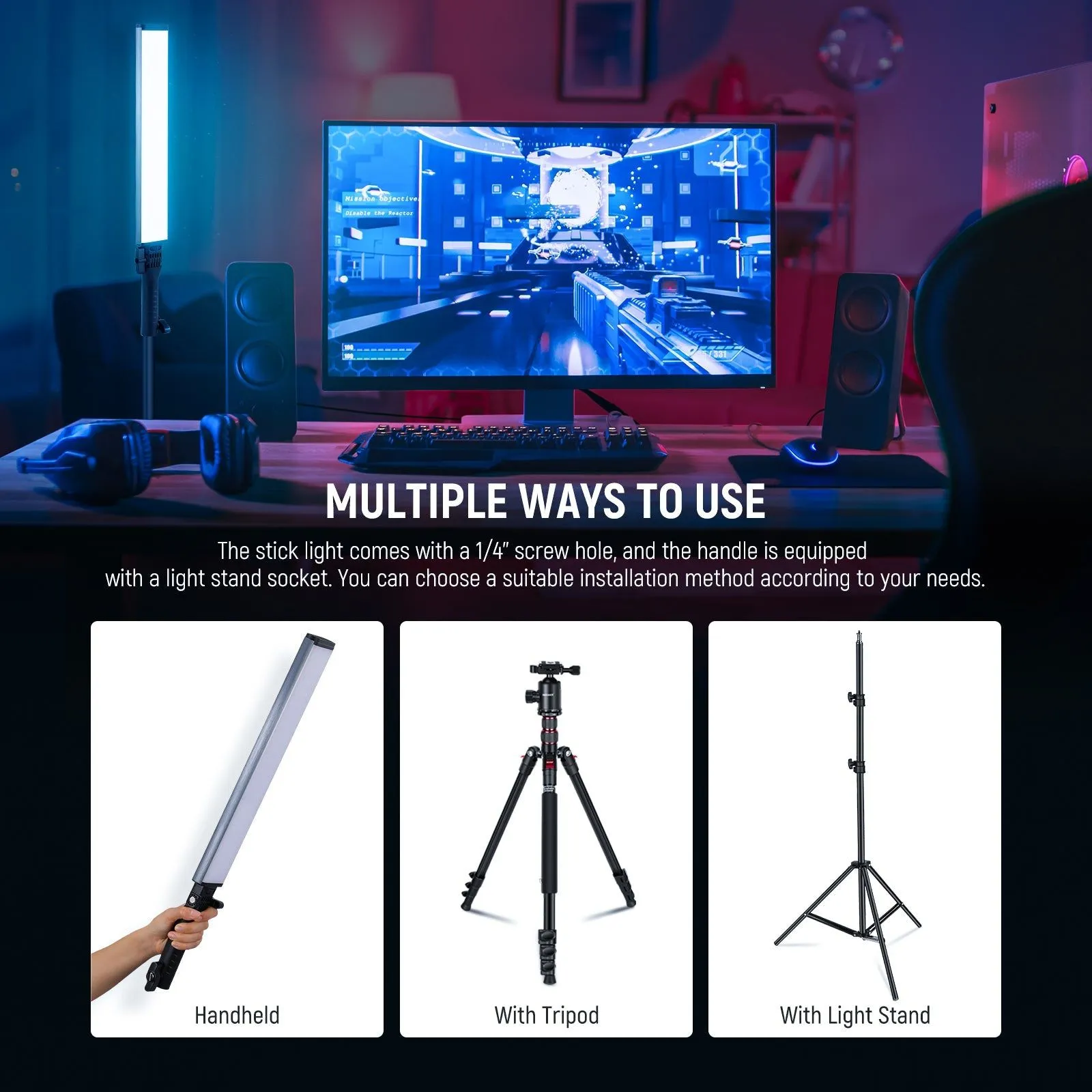 Neewer BH30S RGB LED Tube Light