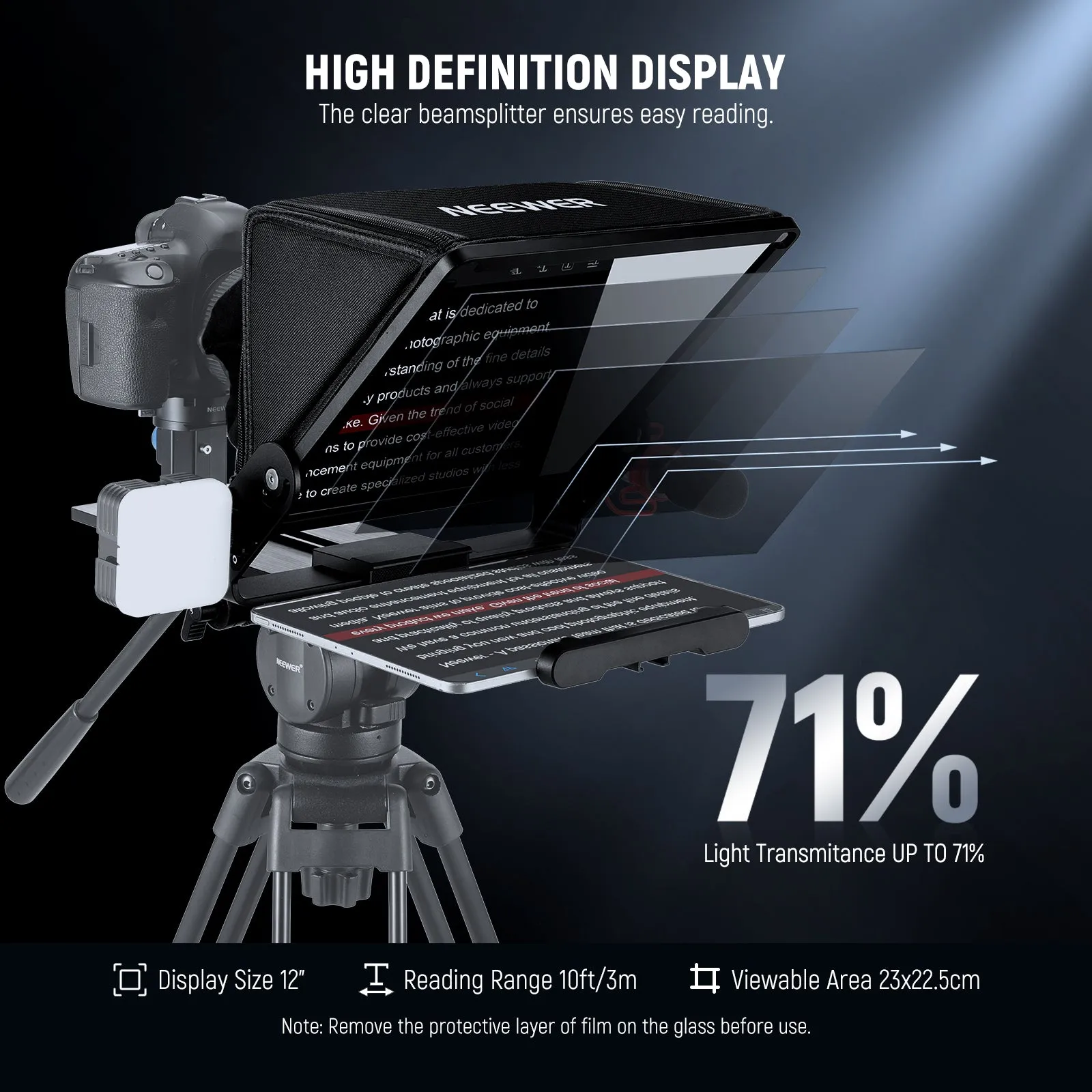 NEEWER X12II Remote Teleprompter