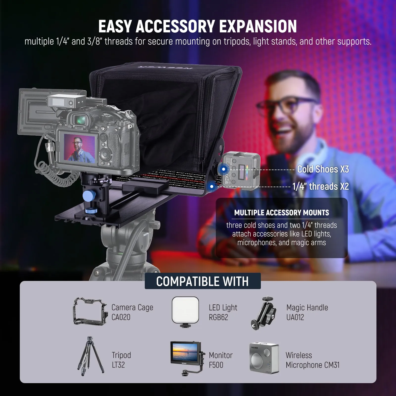NEEWER X12II Remote Teleprompter