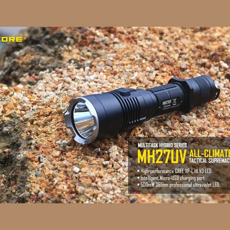NITECORE MH27UV HUNTING KIT - 1000 LUMENS