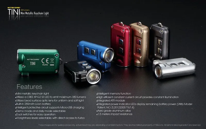 Nitecore TINI Keychain Light