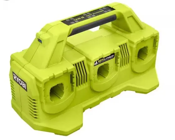 Open Box -  RYOBI ONE  18V 6-Port Fast Charger