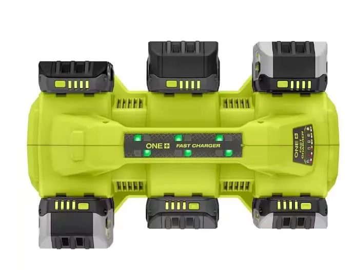 Open Box -  RYOBI ONE  18V 6-Port Fast Charger