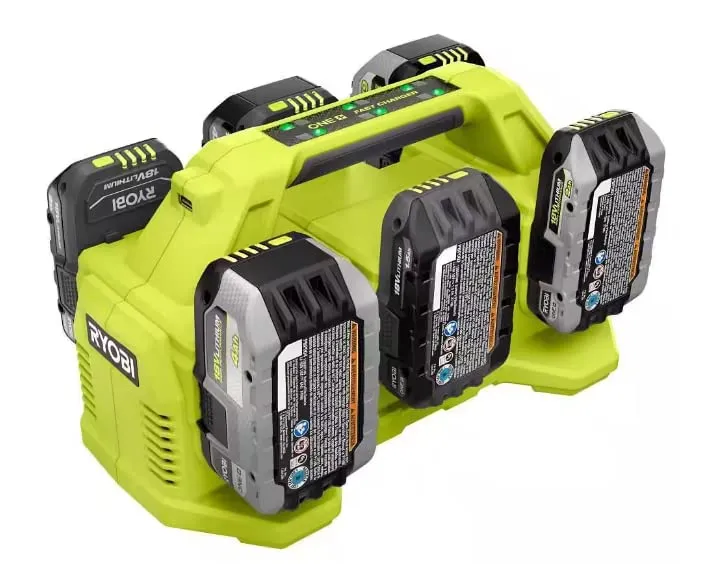 Open Box -  RYOBI ONE  18V 6-Port Fast Charger