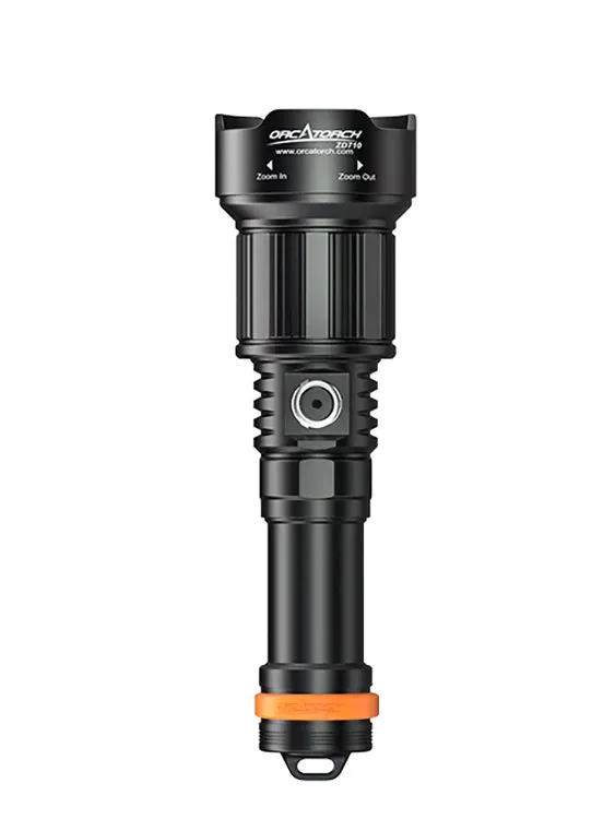 Orcatorch ZD710 Adjustable Beam 2700 Lumen Dive Torch