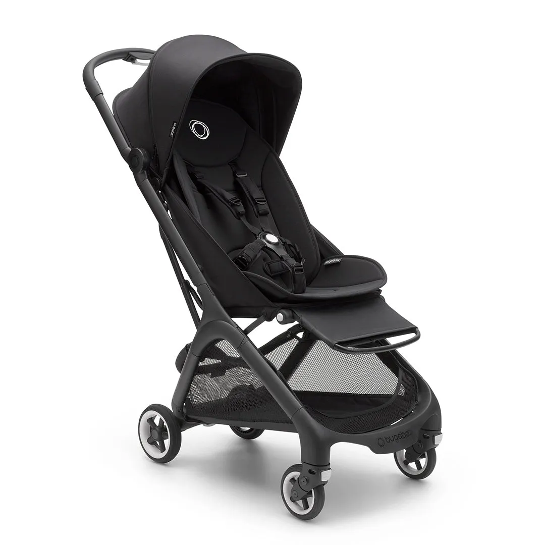 Outlet - Bugaboo Butterfly Travel Pushchair - Black/Midnight Black