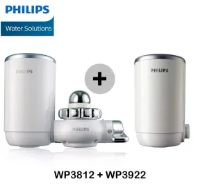 Philips WP3812 On-Tap Water Purifier & WP3922 Filter Cartridge Bundle