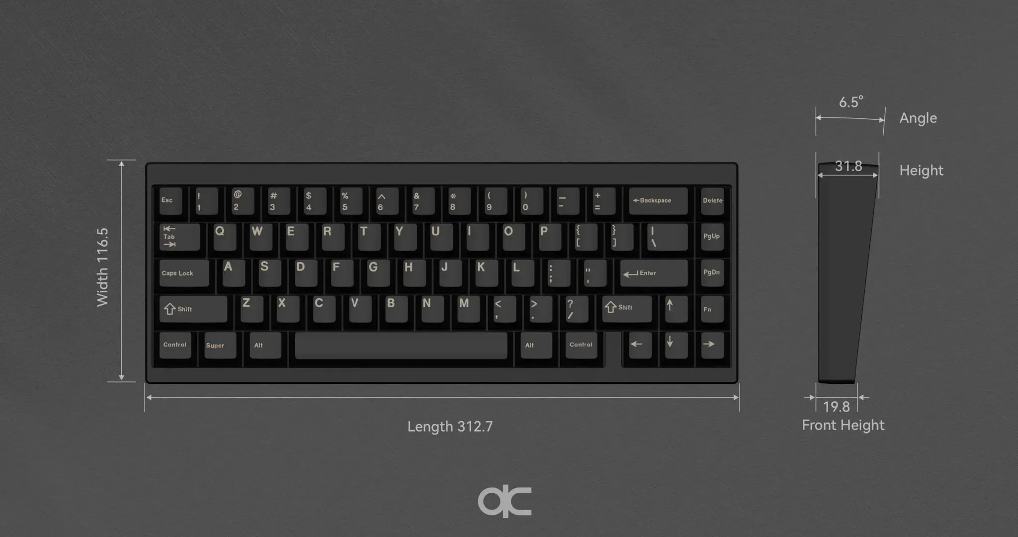 [Pre-Order] QK65 V2 Classic by Qwertykeys - Custom Keyboard Kit