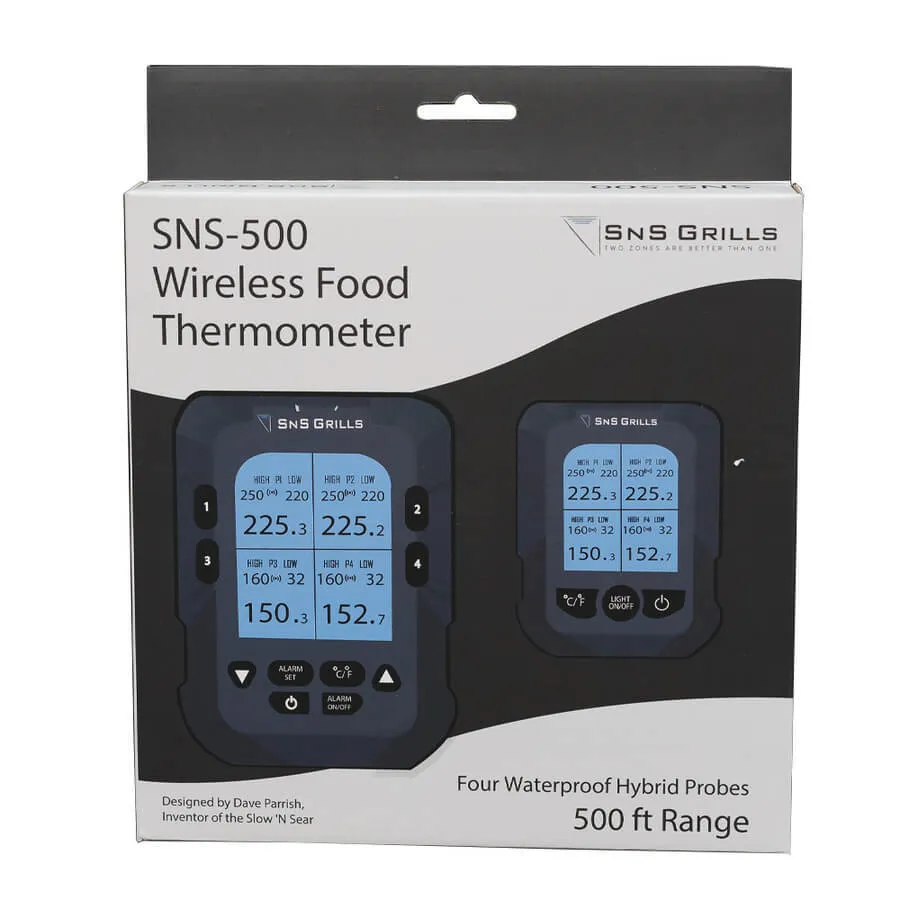Remote Digital Multi Probe Thermometer - SnS-500 Slow N Sear