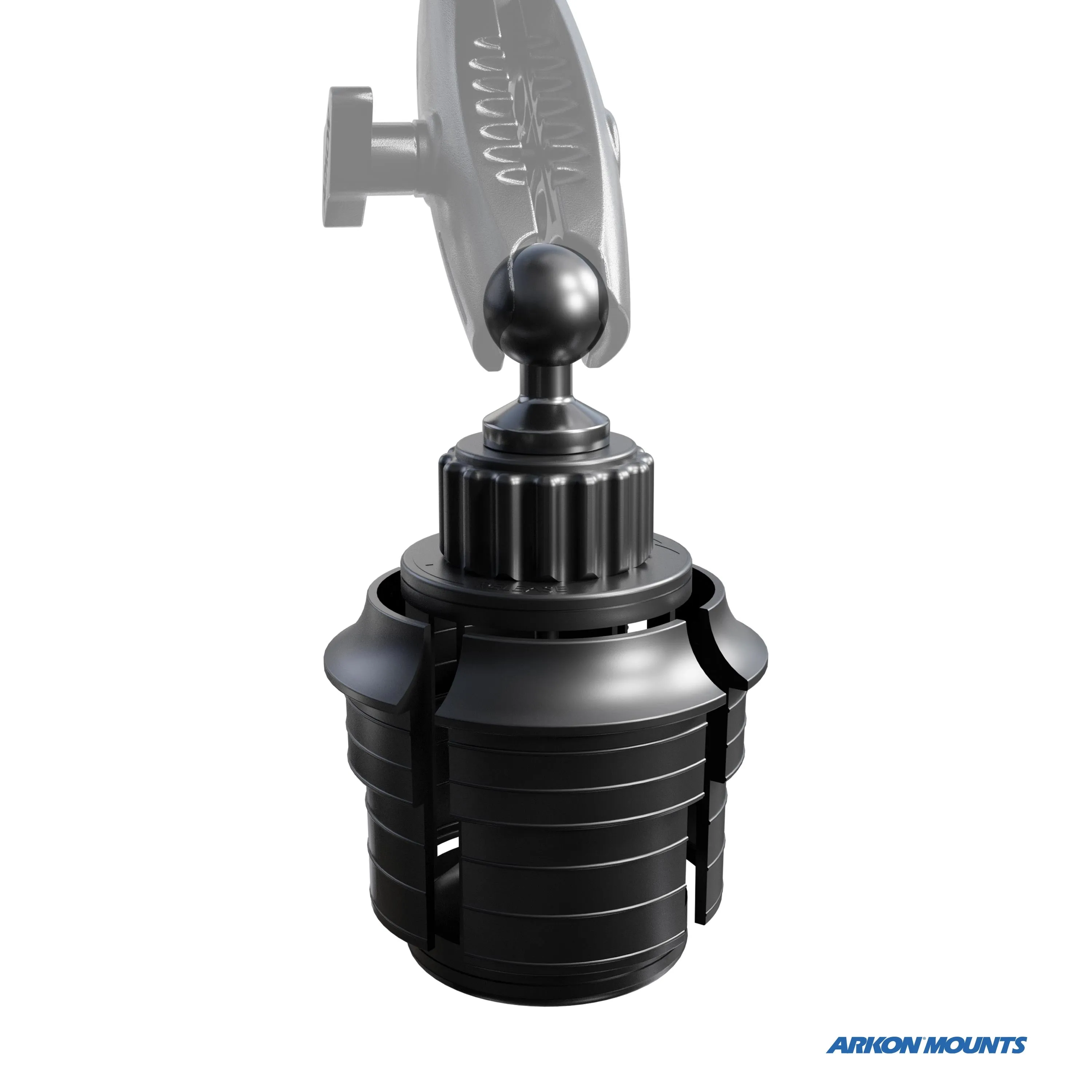 Robust Heavy-Duty Car Cup Holder Mounting Pedestal - 17mm Ball Compatible