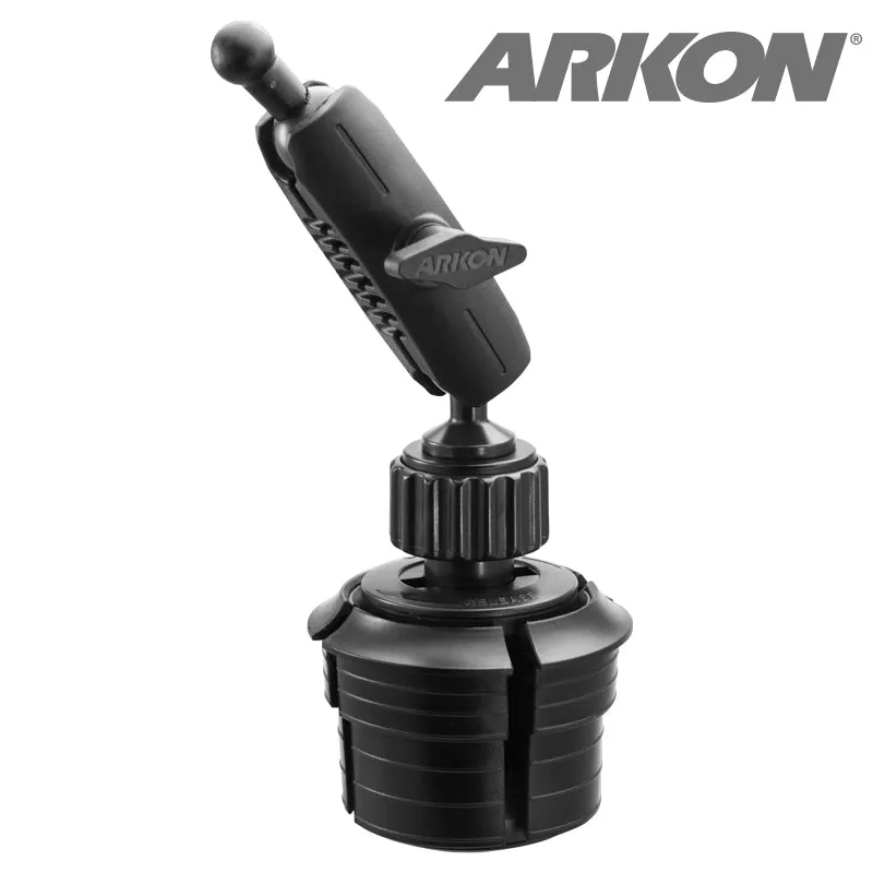 Robust Heavy-Duty Car Cup Holder Mounting Pedestal - 17mm Ball Compatible