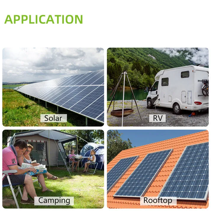 ROCKSOLAR 200W 12V Rigid Solar Panel Advanced Kit with MPPT Controller