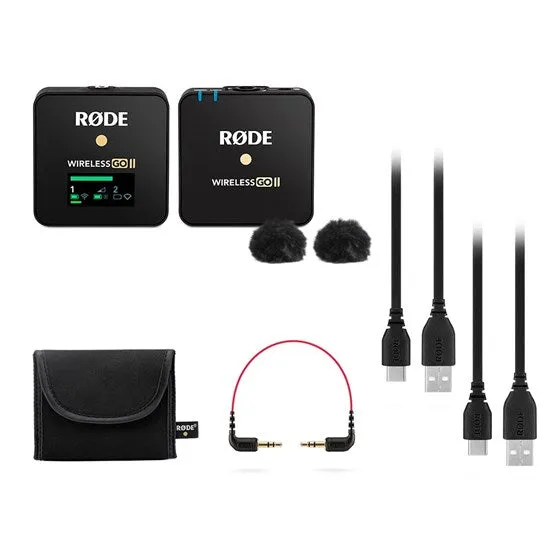 Rode Wireless GO II Single Compact Wireless Mic System (Black)