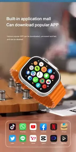 S8 Ultra 4G SIM Card Android Smartwatch