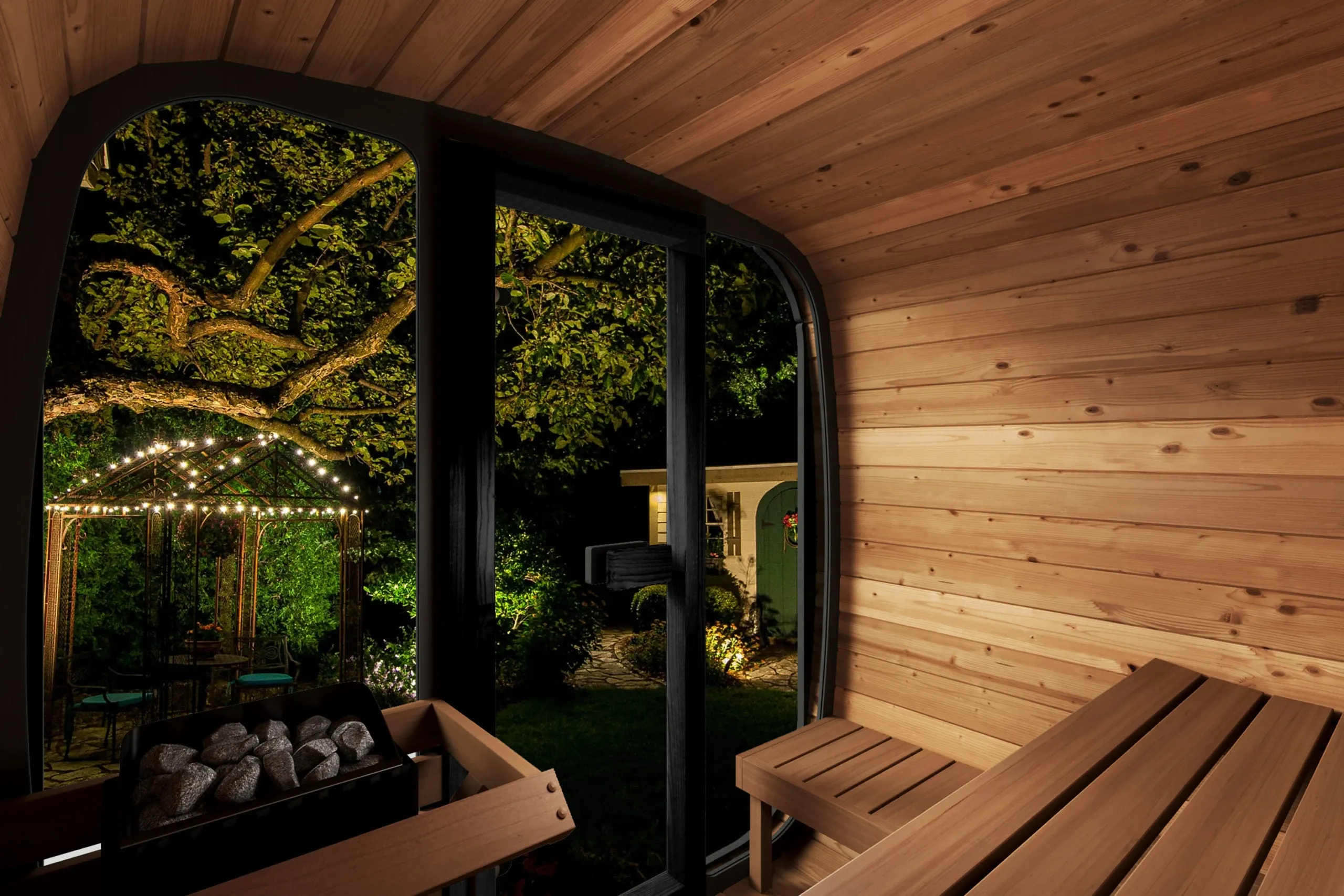SaunaLife Cube CL5G Luxury 4 Person Sauna