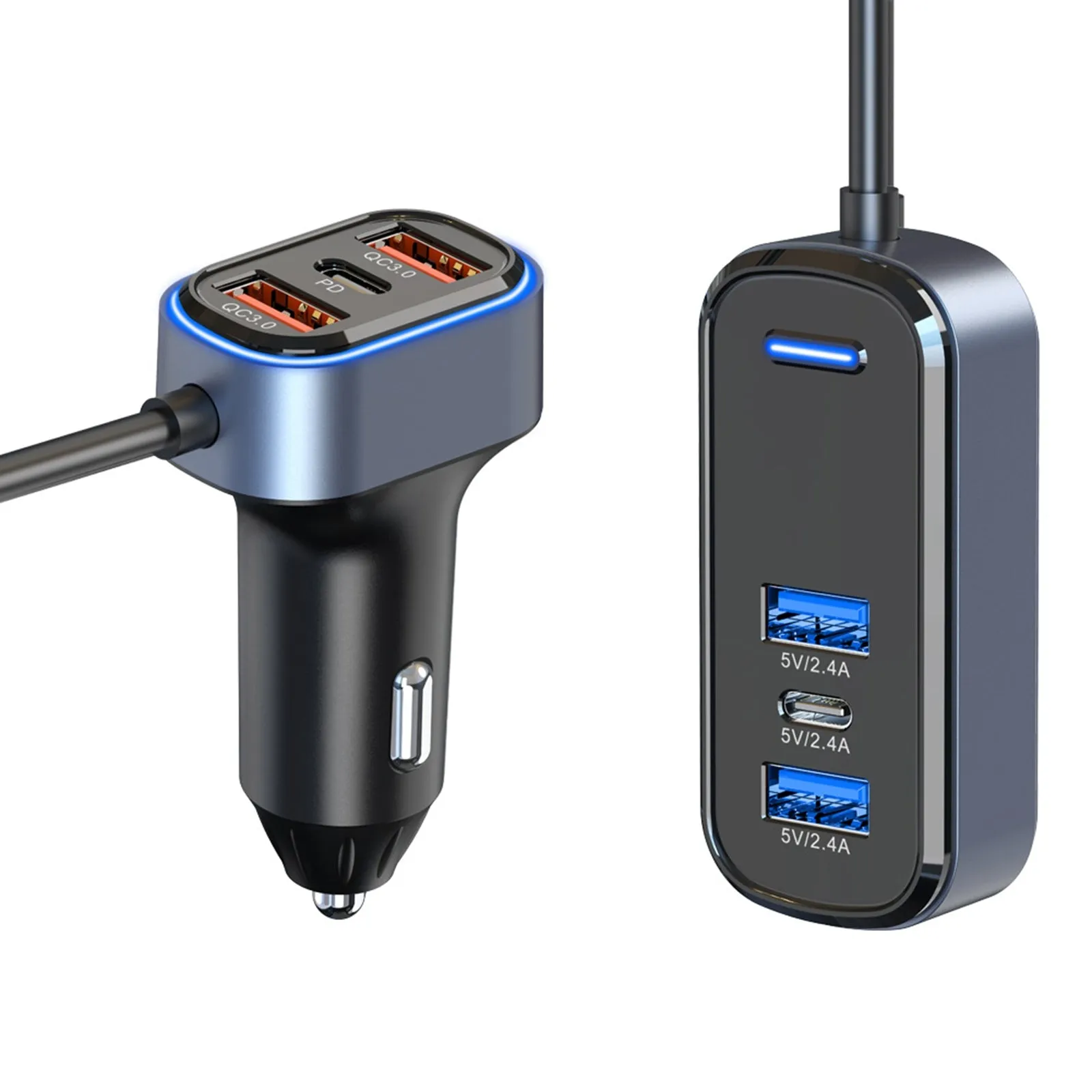 Sc05 Car Charger 65.5w High-power Pd/qc3.0 Fast Charging Voltage